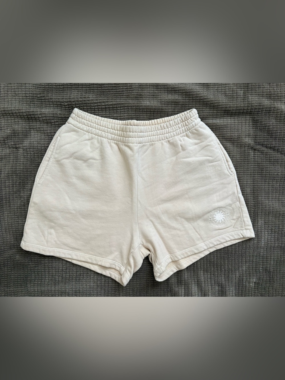 Daydreamer Boyfriend Sweat Short in Sand